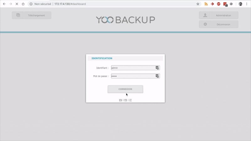 Démo OneClick Restart